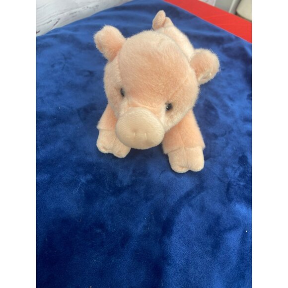 Aurora Pig RARE soft stuffed animal beanie Percy Mini Flopsie piggy piglet - Picture 4 of 6